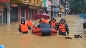 China: Provincie Guandong bedreigd door zware overstromingen