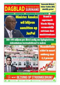 Dagblad Suriname donderdag 25 april 2024