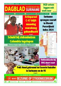 Dagblad Suriname zaterdag 4 mei 2024
