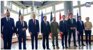 De ministers van de G7 roepen China op druk uit te oefenen op Rusland om de