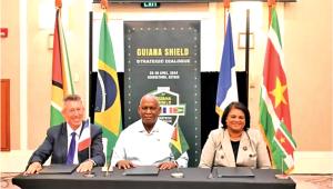Guyana, Suriname en Frans-Guyana tekenen gemeenschappelijk