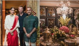 In het huis van Sonam Kapoor in Mumbai over welkomstfeest voor David