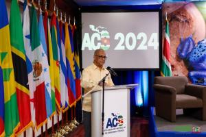 Minister Ramdin pleit voor duurzame vooruitgang in Grotere Caribisch gebied