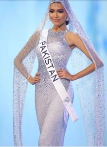 Miss Pakistan heeft een krachtig statement gemaakt tijdens de Miss