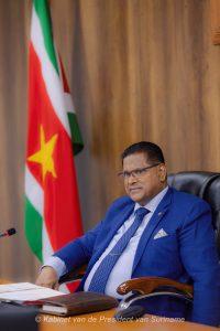 President Santokhi ontvangt update over uitvoering Anti-Corruptiewet