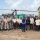 Chetak helikopters Nationaal Leger na afronding inspectie weer in gebruik