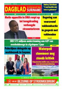 Dagblad Suriname donderdag 2 mei 2024