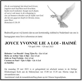 Joyce Lie A Loi – Haimé.3
