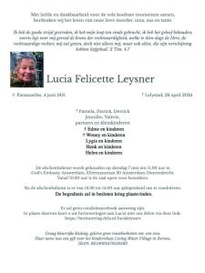 Lucia Felicette Leysner