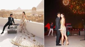 Miljardair Ankur Jain trouwt in Egypte met Erika Hammond