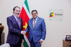 Suriname en de VAE werken aan versterken van de onderlinge banden