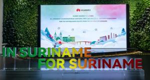 Telecomgigant Huawei richt zich op langetermijninvesteringen Surinaamse