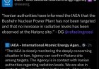 IAEA Bevestigt Aanvallen op Iraanse Kerncentrale Natanz