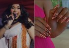 Cardi B toont liefde voor Stefon Diggs met opvallende nagels