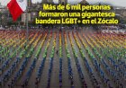 Grootste menselijke Pride-vlag ooit gemaakt door Mexicaanse LGBTQ-activisten vestigt wereldre