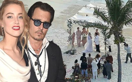 Huwelijk Johnny Depp en Amber Heard liep al mis op de trouwdag