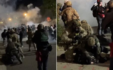 Anti-ICE protesten escaleren in Portland, traangas en rubberen kogels ingezet tegen demonstra