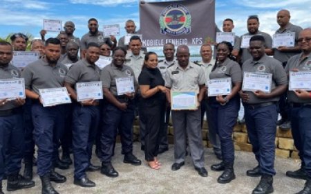 20 leden Mobiele Eenheid krijgen certificaat na training