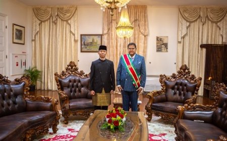 Indonesische ambassadeur overhandigt geloofsbrieven aan Santokhi