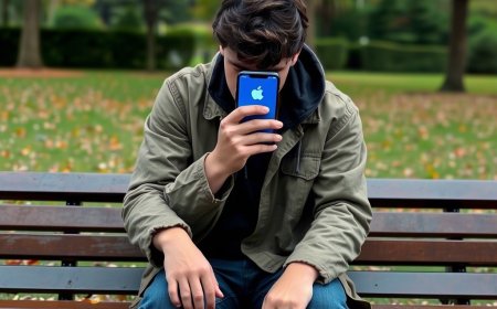 Hoe houdt een werkloze de iPhone 16 Pro Max vast?