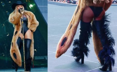 Beyoncé schittert in westernlaarzen tijdens Cowboy Carter-tour