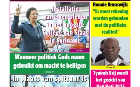 Dagblad Suriname, maandag 30 juni 2025