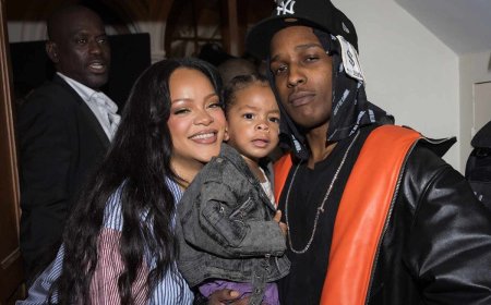 Rihanna en A$AP Rocky’s zoon Riot maakt openbaar debuut op Fashion Week