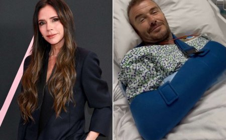 David Beckham belandt in het ziekenhuis, Victoria vraagt om steun
