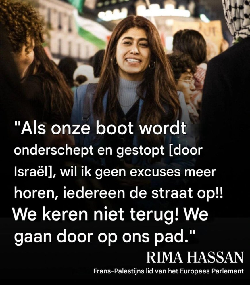 RIMA HASSAN, lid van het Europees Parlement, is ontvoerd… waar zijn de rest van de Europese l