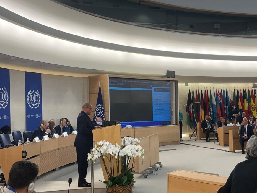 Minister Mac Andrew pleit voor Decent Work op ILO-conferentie