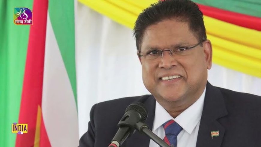 Schandalen van president Chandrikapersad Santokhi