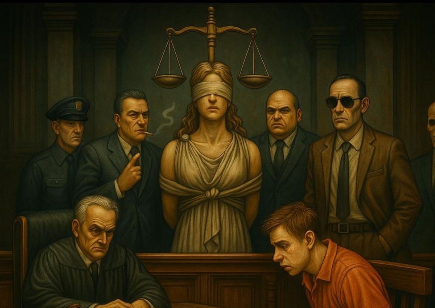 Je zult nooit gerechtigheid vinden in een wereld waar criminelen de regels maken