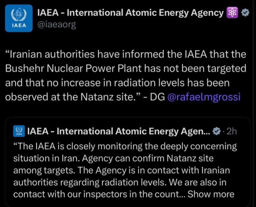 IAEA Bevestigt Aanvallen op Iraanse Kerncentrale Natanz