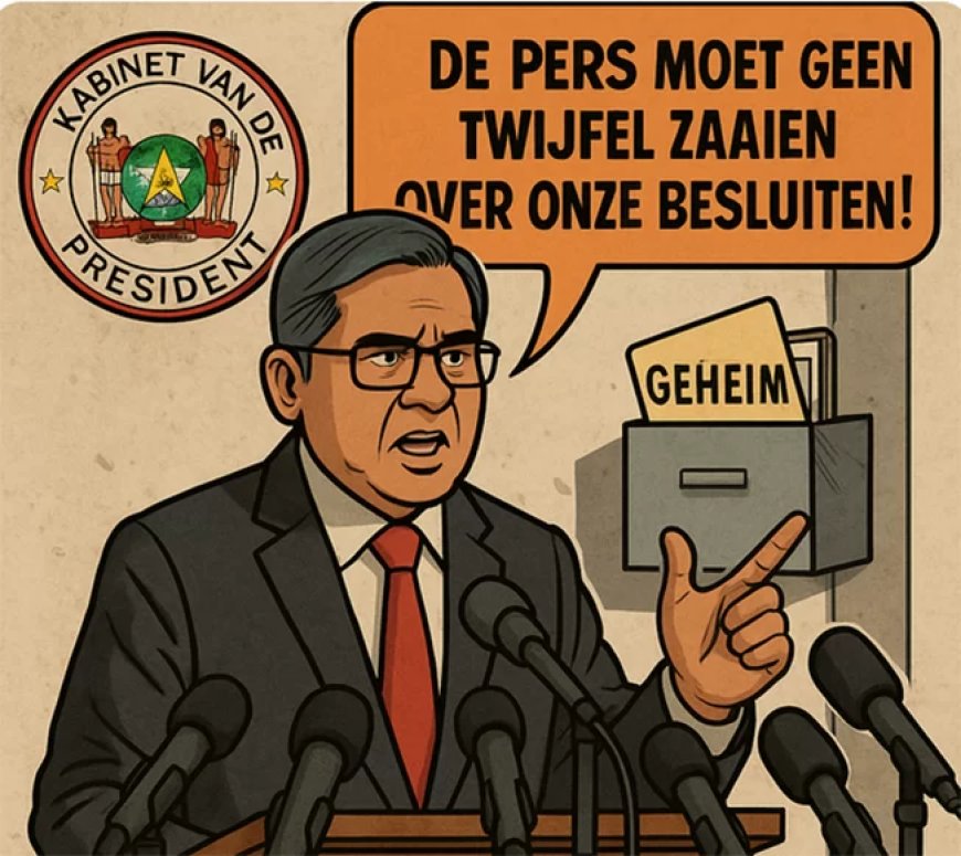 Kabinet president richt pijlen op lek en media; zwijgt over inhoud missives