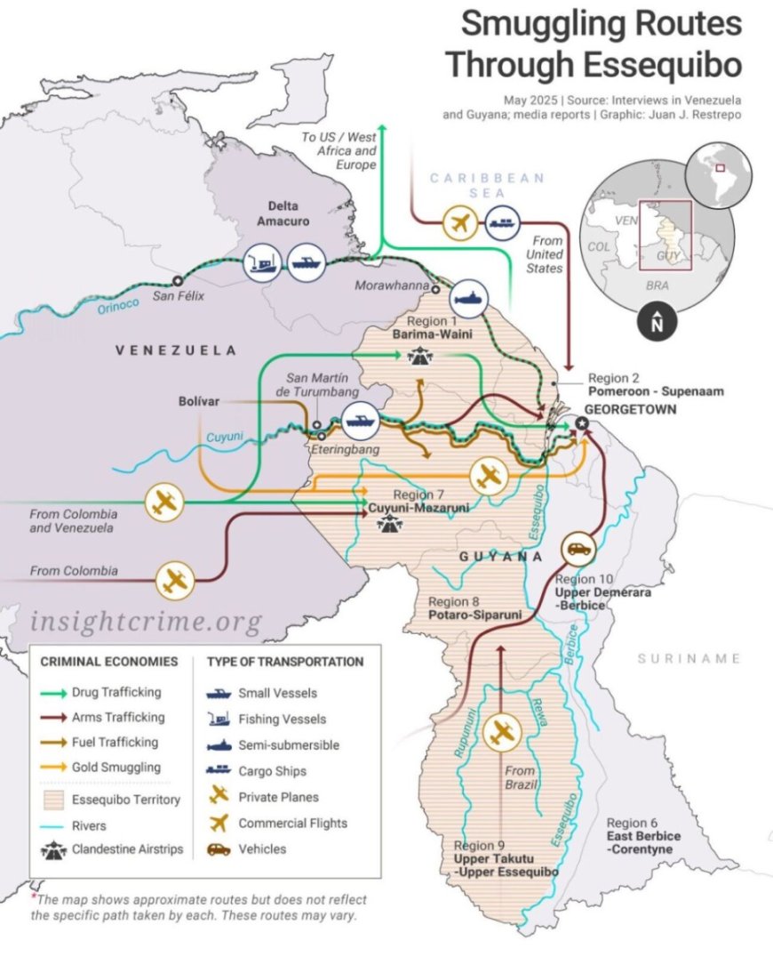 Grote cocaïne-inbeslagname in Essequibo onderstreept groeiende rol Guyana in drugshandel