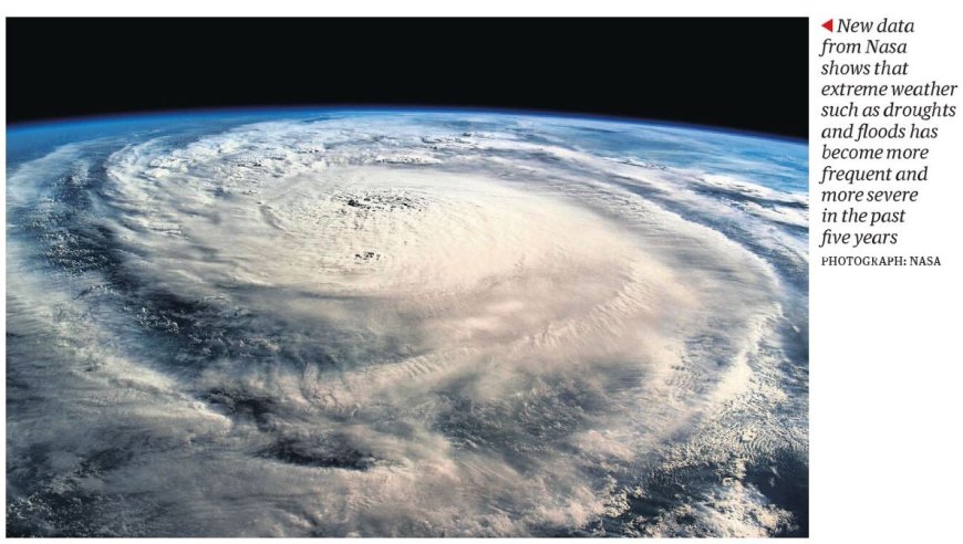 Wetenschappers alarmeerd door dramatische toename in intensiteit van wereldwijde weersystemen