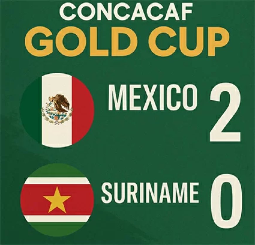 Mexico plaatst zich voor kwartfinale Concacaf Gold Cup 2025