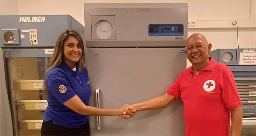 Nationale Bloedbank krijgt forse donatie van Rotary Quota