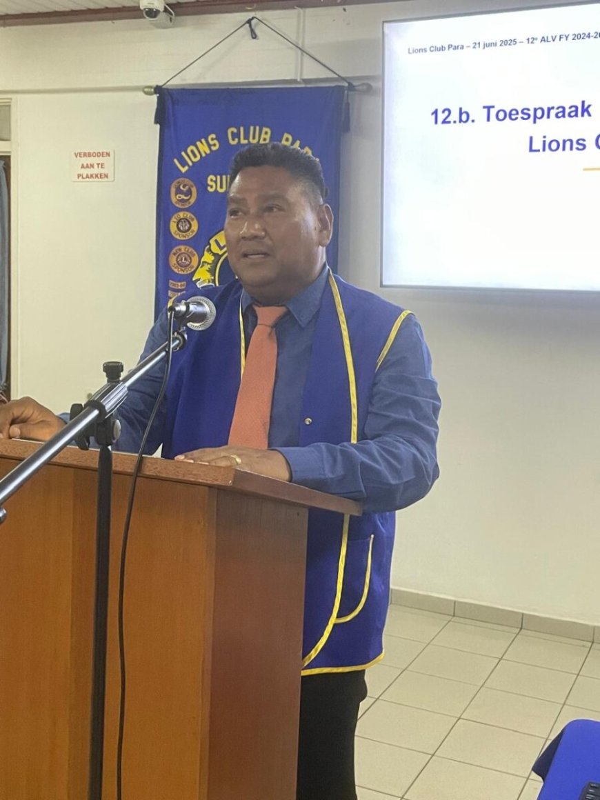Melvin Mackintosh nieuwe president Lions Club Para
