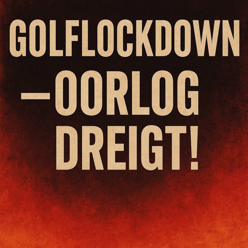 GOLFLOCKDOWN — OORLOG DREIGT!