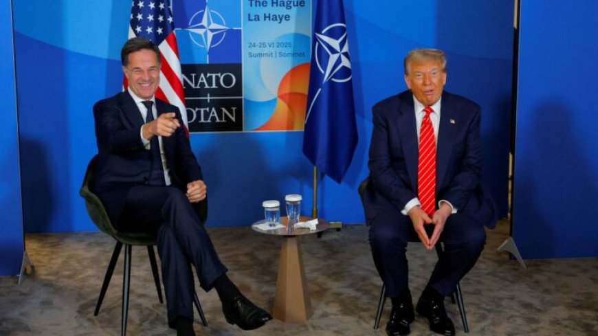 Rutte prijst Trump op NAVO-top als ‘man van vrede’