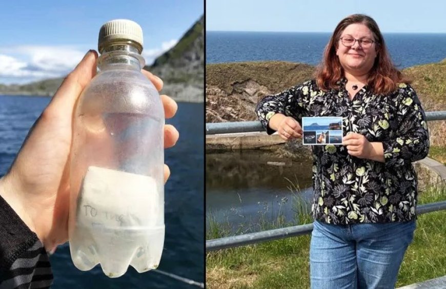 Opmerkelijk – Flessenpost van 12-jarig Schots meisje na 31 jaar beantwoord vanaf Noors eiland