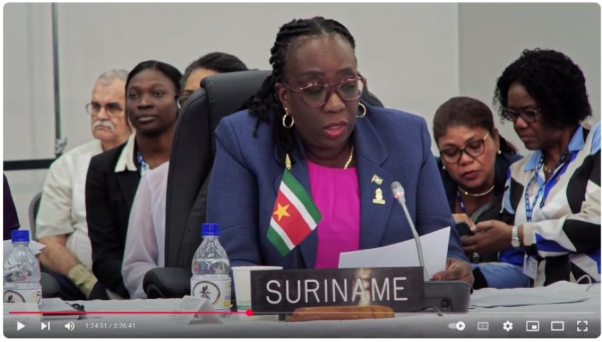 Suriname roept op tot solidariteit en hervorming tijdens OAS-vergadering
