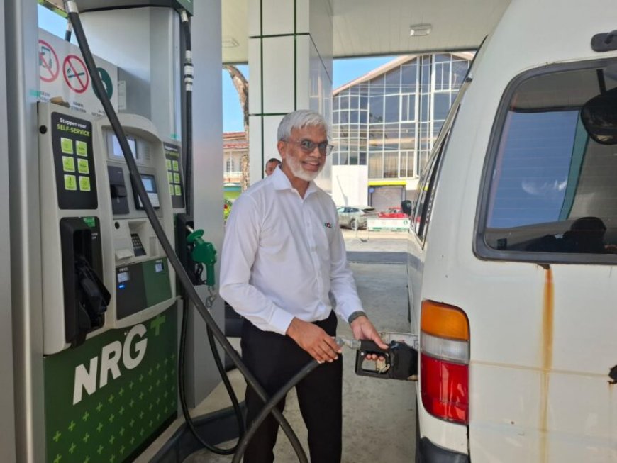 Staatsolie investeert US 1,8 miljoen dollar in ‘selfservice’-pompstation Mahonylaan