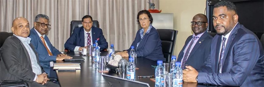 Santokhi en Simons voeren overleg over democratische transitie