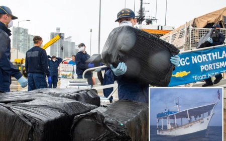 Kustwacht onderschept drugs ter waarde van $20 miljoen in grootschalige Caribische operatie