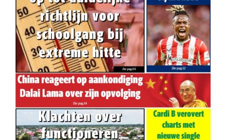 Dagblad Suriname, zaterdag 5 juli 2025