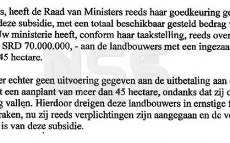 Padieboeren eisen terstond uitbetaling achterstallige subsidiegelden