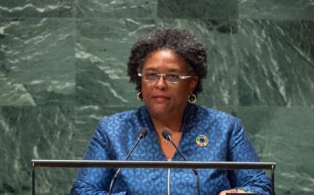 Aftredende CARICOM-voorzitster Mottley: