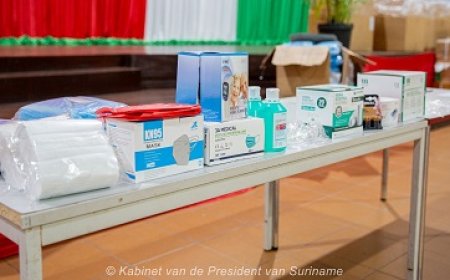 Sociale instellingen ontvangen medische verbruiksartikelen